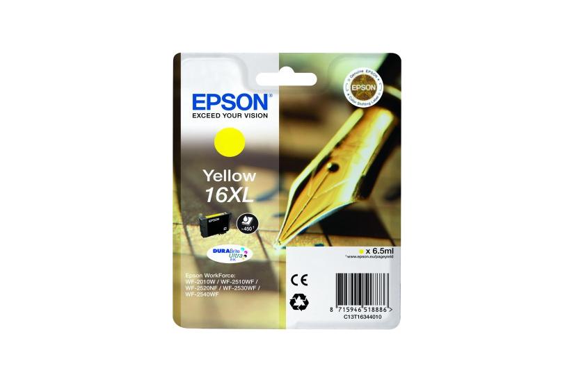 Epson 16XL - XL - gul - original - bl&aelig;kpatron