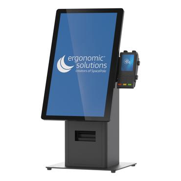 Counter mounted self service