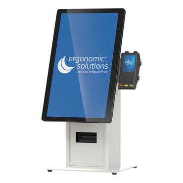 Counter mounted self service