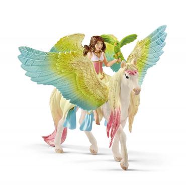 Schleich bayala - Fe Surah med glittrig Pegasus - Action-figur