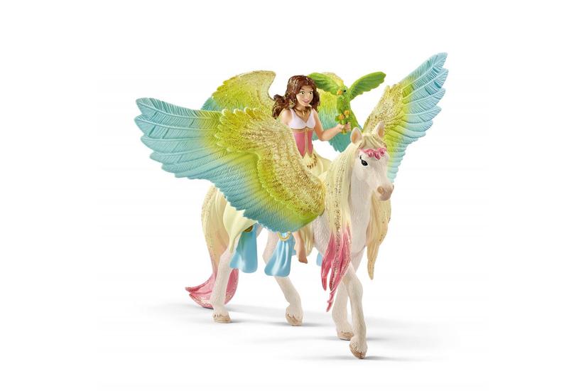 Schleich bayala - Fe Surah med glittrig Pegasus - Action-figur