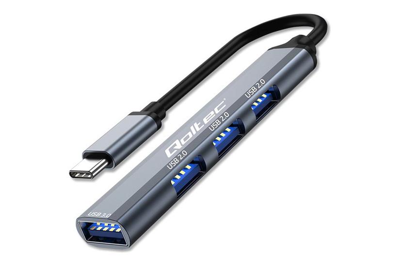 Qoltec - hubb - 4 portar