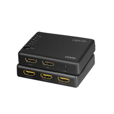 LogiLink HD0036 video-splitter HDMI 4x HDMI