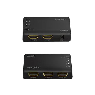 LogiLink HD0036 video-splitter HDMI 4x HDMI