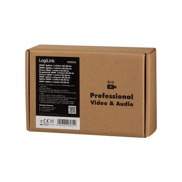 LogiLink HD0036 video-splitter HDMI 4x HDMI