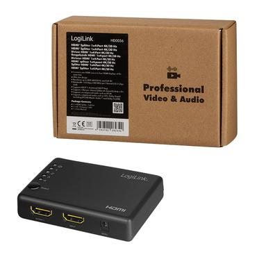 LogiLink HD0036 video-splitter HDMI 4x HDMI