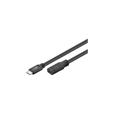 goobay - USB typ C-f&ouml;rl&auml;ngningskabel - 24 pin USB-C till 24 pin USB-C - 1 m