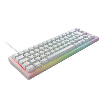 CHERRY XTRFY K5V2 - tangentbord - 65% compact - QWERTZ - tysk - vit Inmatningsenhet