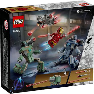 LEGO Marvel 76320 Iron Man i War Machine kontra drony Hammera