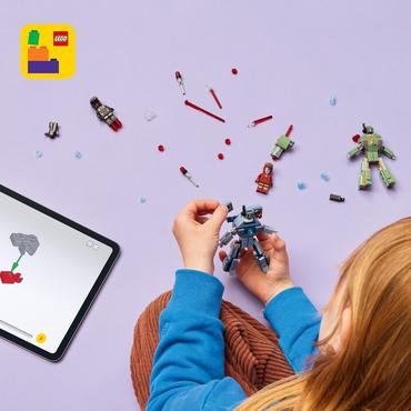 LEGO Marvel 76320 Iron Man i War Machine kontra drony Hammera