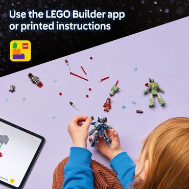 LEGO Marvel 76320 Iron Man i War Machine kontra drony Hammera