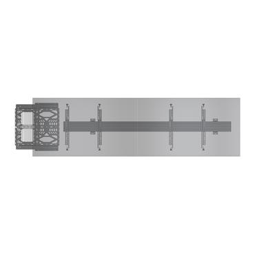 Multibrackets M MBW2U monteringssæt - for 2 LCD-displays / AV-system - sort