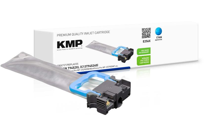 KMP Patrone Epson T9452 cyan 5000 S. E256X remanufactured