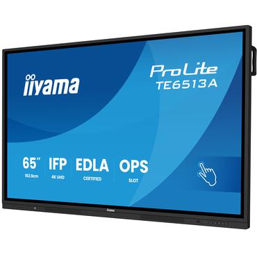 iiyama ProLite TE6513A-B1AG 65" Klass (64.5" visbar) LED-bakgrundsbelyst LCD-skärm