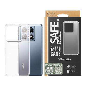 PanzerGlass SAFE. by ® TPU Case Transparent Xiaomi 14T Pro