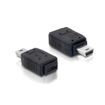 Delock - USB-adapter - mini-USB typ B till mikro-USB typ B