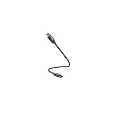 Hama 00201604 USB-kabel USB 2.0 0,2 m USB C Sort