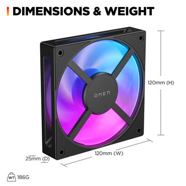OMEN 120mm FAN  Gehäuselüfter