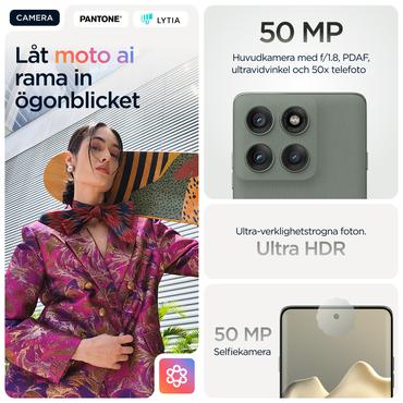 Motorola edge 60 pro 16,9 cm (6.67") Dual SIM Android 15 5G USB Type-C 12 GB 512 GB 6000 mAh Grå