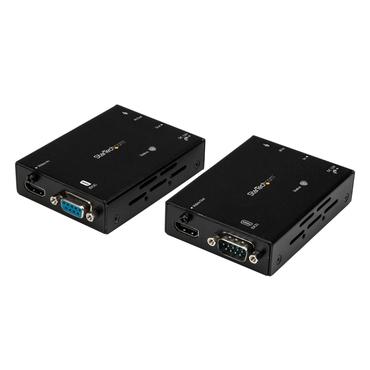 StarTech.com HDMI Over Cat5e / CAT6 Extender - Extend up to 210 ft / 70m - HDBaseT Certified - HDMI Extender - IR Extender - HDMI Booster (ST121HDBTL) - video/ljud/infrar&ouml;d/seriell/n&auml;tverksf&ouml;rl&auml;ngare