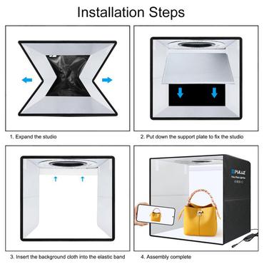 Puluz 50cm LED shadeless tent PU5051EU