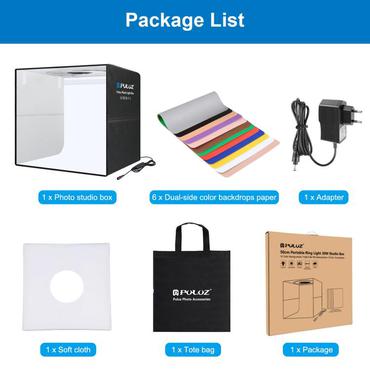 Puluz 50cm LED shadeless tent PU5051EU