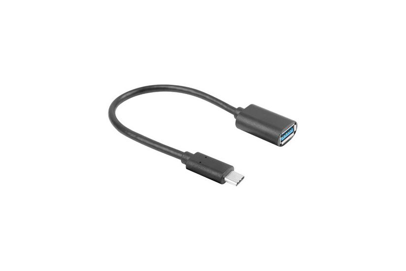 Lanberg - USB typ C-adapter - 24 pin USB-C till USB typ A - 15 cm