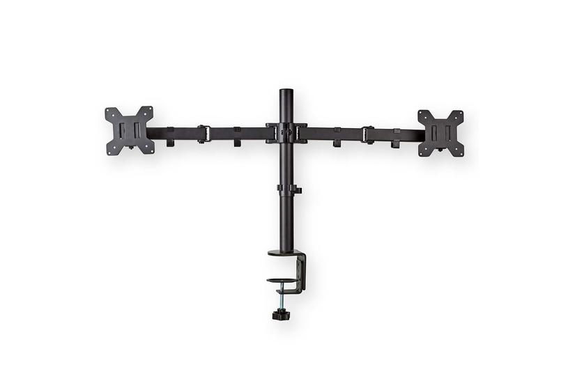 Nedis Monitorbeugel voor Bureaus / 2 Scherm(en) / 15 - 32inch / 75x75 / 100x100/ Draai en Kantelbaar
