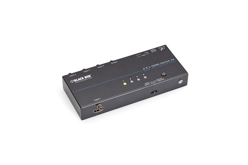 Black Box 4K HDMI Switch 2 x 1 - videoswitch - 2 porte - TAA-kompatibel