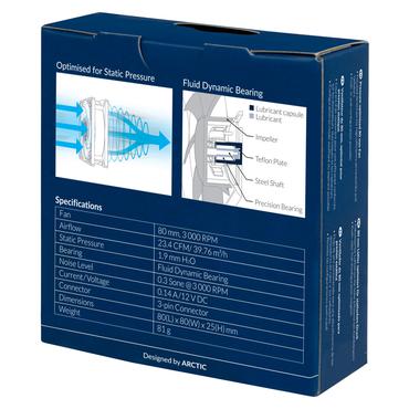 ARCTIC P Series 8 - indsats med bl&aelig;ser