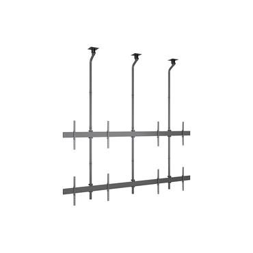 Multibrackets M Pro MBC2X2UGC monteringssats - f&ouml;r 4 LCD/plasmapaneler - 3 m l&aring;ng - svart