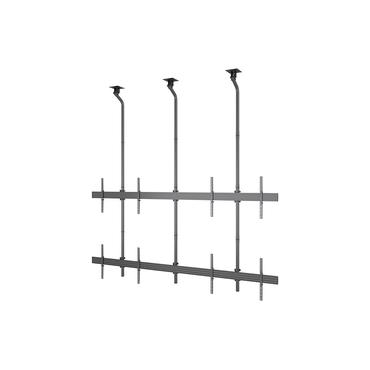 Multibrackets M Pro MBC2X2UGC monteringssats - f&ouml;r 4 LCD/plasmapaneler - 3 m l&aring;ng - svart