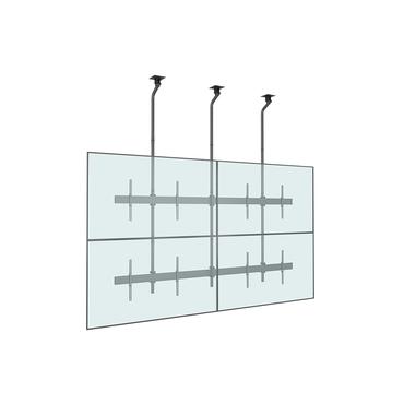 Multibrackets M Pro MBC2X2UGC monteringssats - f&ouml;r 4 LCD/plasmapaneler - 3 m l&aring;ng - svart