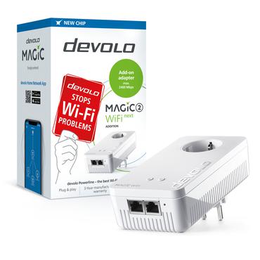 Devolo Magic 2 Wifi next Single 1200 Mbit/s Ethernet LAN Wi-Fi Hvid 1 stk