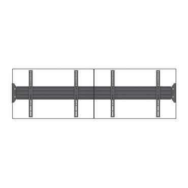 Multibrackets M Pro Series Wallmount MBWW2U beslag - for 2 LCD displays - sort
