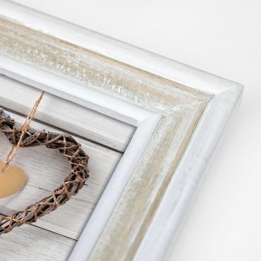 ZEP Zacapa Enkelt billedramme Naturlig, Hvid