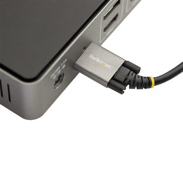 StarTech.com 50 cm sidoskruvl&aring;sande USB C-kabel 10&nbsp;Gbit/s - USB 3.1/3.2 Gen 2 Type-C kabel - 100W (5A) Power Delivery-laddning, DP alt-l&auml;ge - Dubbel skruvl&aring;sning - USB-C-kabel ladda/synkronisera - USB typ C-kabel - 24 pin USB-C till 24 pin USB-C - 50 cm