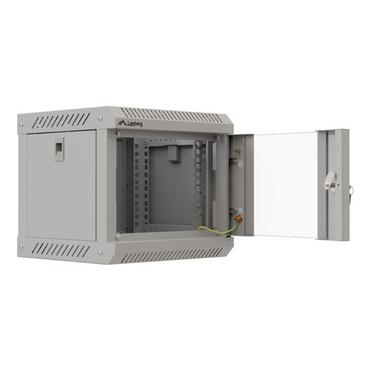 Lanberg WF11 Series - rack - 300 x 300, med glasdør, flad pakke - 4U