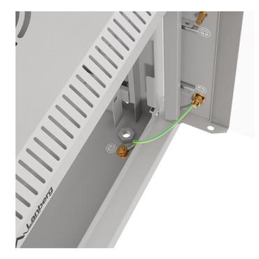 Lanberg WF11 Series - rack - 300 x 300, med glasdør, flad pakke - 4U