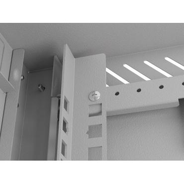 Lanberg WF11 Series - rack - 300 x 300, med glasdør, flad pakke - 4U