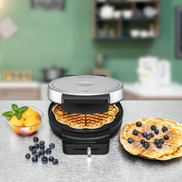 Rommelsbacher waffle maker WA 850, waffle maker (black/silver)