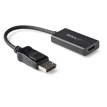 StarTech.com DisplayPort till HDMI-adapter - 4K 60 Hz HDR10 Aktiv DisplayPort 1.4 till HDMI 2.0b videokonverterare - 4K DP till HDMI-adapterdongel f&ouml;r monitor/sk&auml;rm/TV - DP-kontakt med l&aring;sning - videokort - DisplayPort / HDMI - 25.16 cm