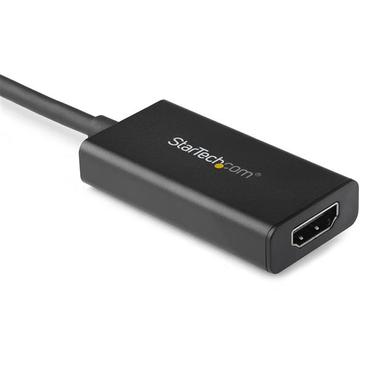StarTech.com DisplayPort till HDMI-adapter - 4K 60 Hz HDR10 Aktiv DisplayPort 1.4 till HDMI 2.0b videokonverterare - 4K DP till HDMI-adapterdongel f&ouml;r monitor/sk&auml;rm/TV - DP-kontakt med l&aring;sning - videokort - DisplayPort / HDMI - 25.16 cm