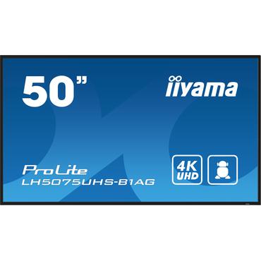 iiyama ProLite LH5075UHS-B1AG 50" Klass (49.5" visbar) LED-bakgrundsbelyst LCD-skärm