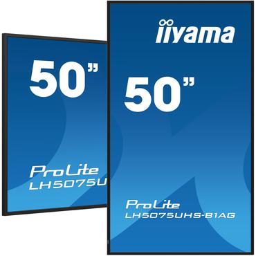iiyama ProLite LH5075UHS-B1AG 50" Klass (49.5" visbar) LED-bakgrundsbelyst LCD-skärm