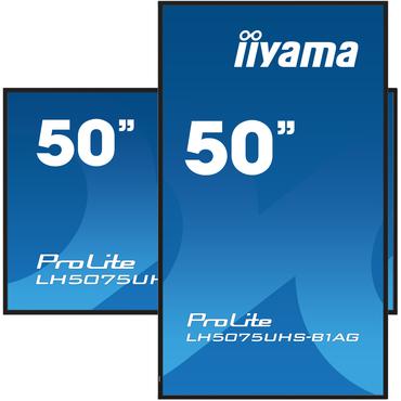 iiyama ProLite LH5075UHS-B1AG 50" Klass (49.5" visbar) LED-bakgrundsbelyst LCD-skärm