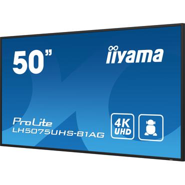 iiyama ProLite LH5075UHS-B1AG 50" Klass (49.5" visbar) LED-bakgrundsbelyst LCD-skärm