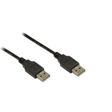 Alcasa USB 2.0, 0.5m USB-kabel 0,5 m USB A Sort