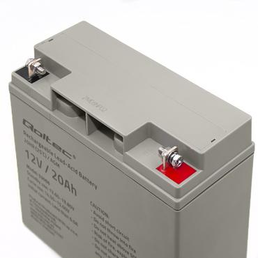 Qoltec - UPS-batteri - agm battery, 12V, max. 300A - Bly-syra - 20 Ah