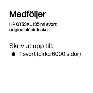 HP GT53XL - høj kapacitet - sort - original - blækrefill